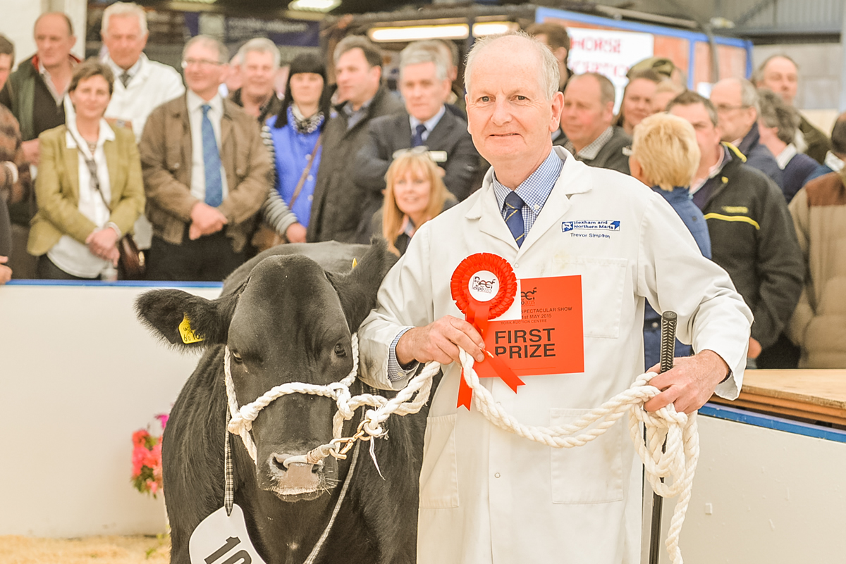 First prize Auctioneer show challenge NBA Beef Expo 2015 Trevor Simpson Hexham Auction Mart